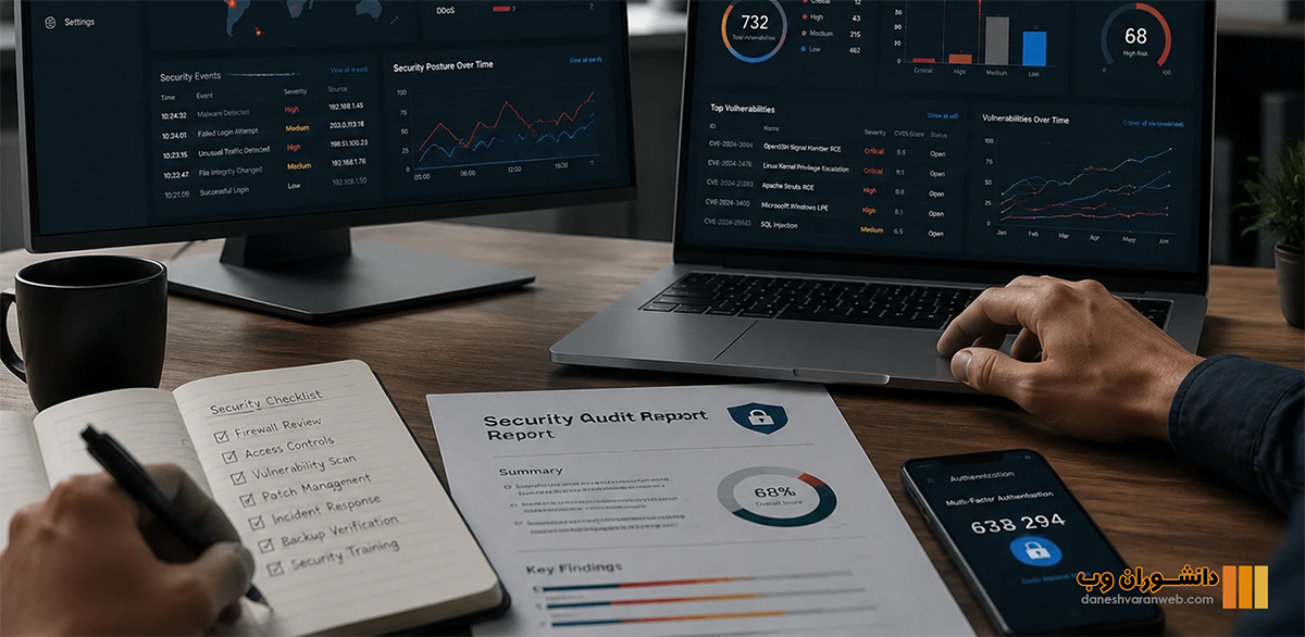 خدمات امنیت وب سایت در دانشوران وب daneshvaranweb
